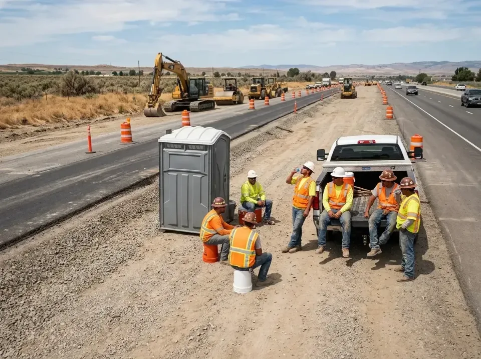 highway-road-construction-crew-007 — frequently asked questions, Porta Potty and Restroom Rentals in Pittsburg, KS